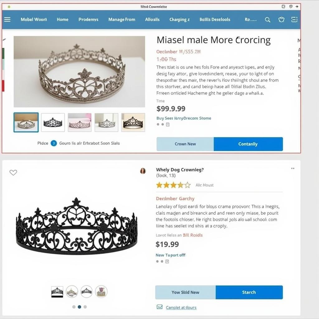 Online Stores Selling Male Crowns