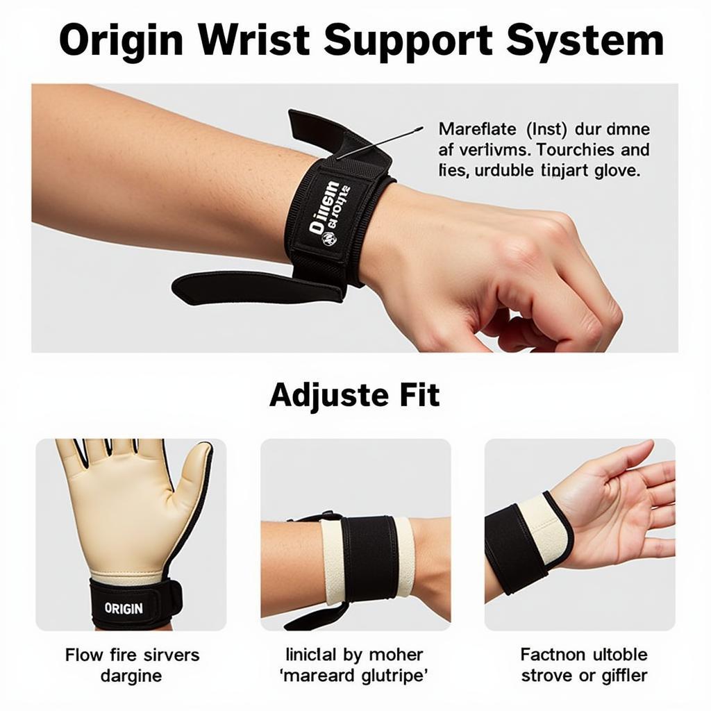 Origin Goalkeeper Gloves Wrist Support System