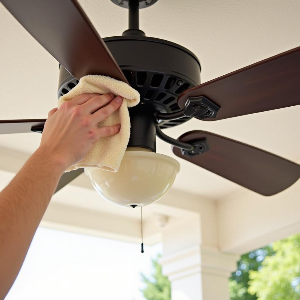 Cleaning and Maintaining an Outdoor Hugger Fan