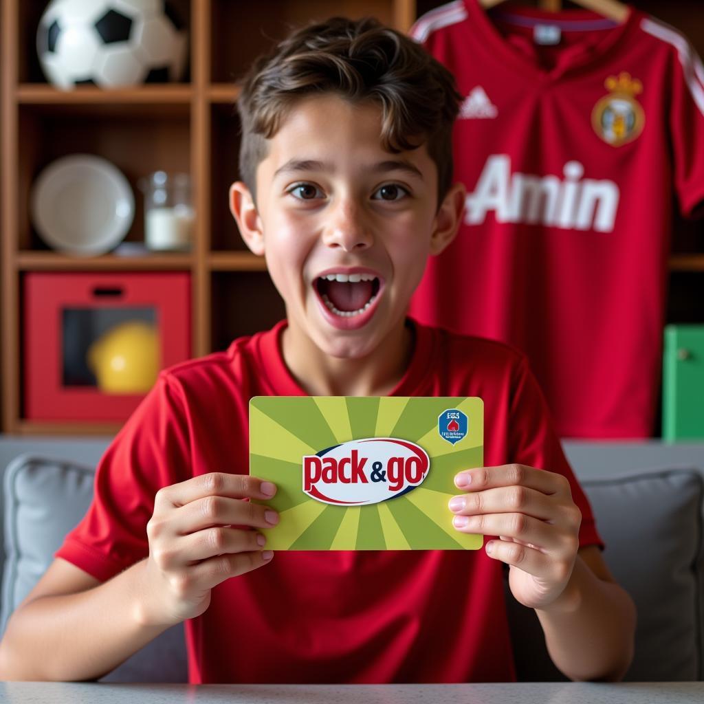 Pack and Go Gift Card for Football Fans