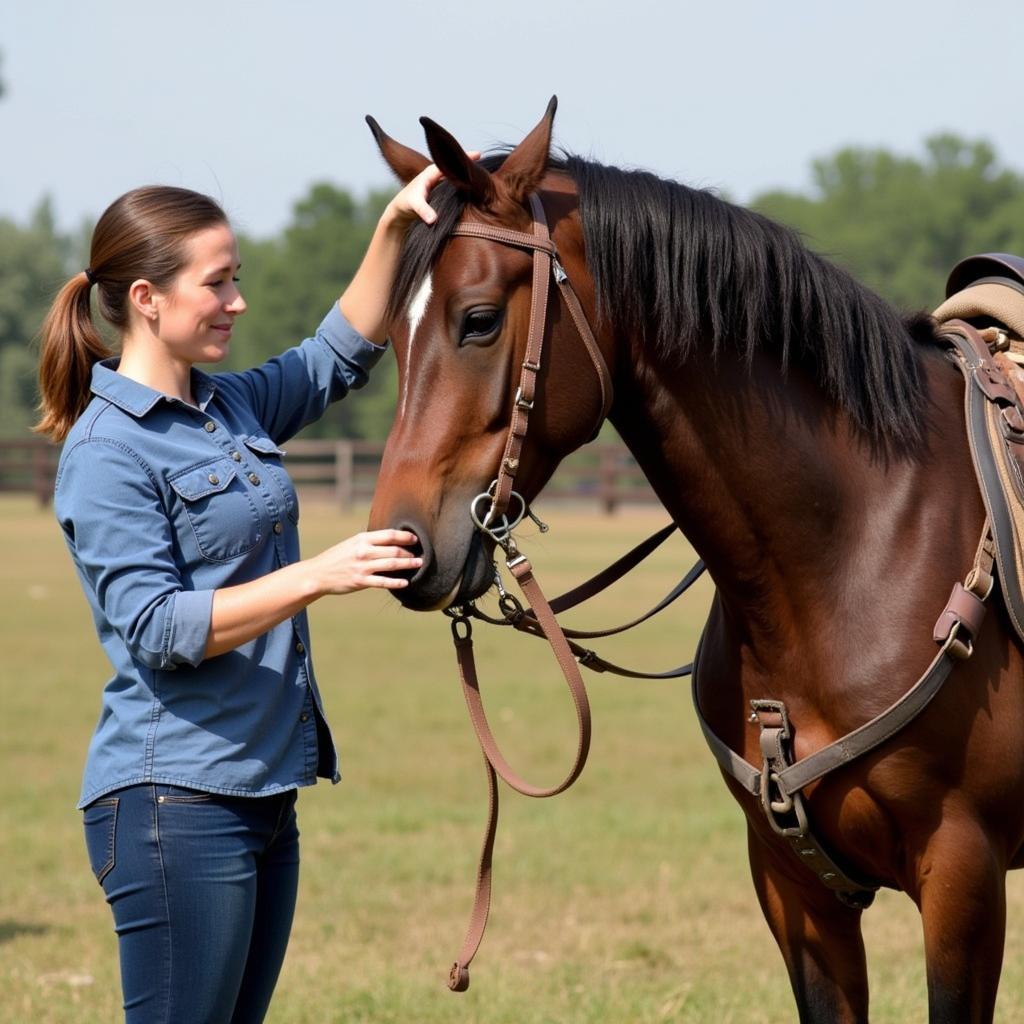 Assessing pack horse temperament