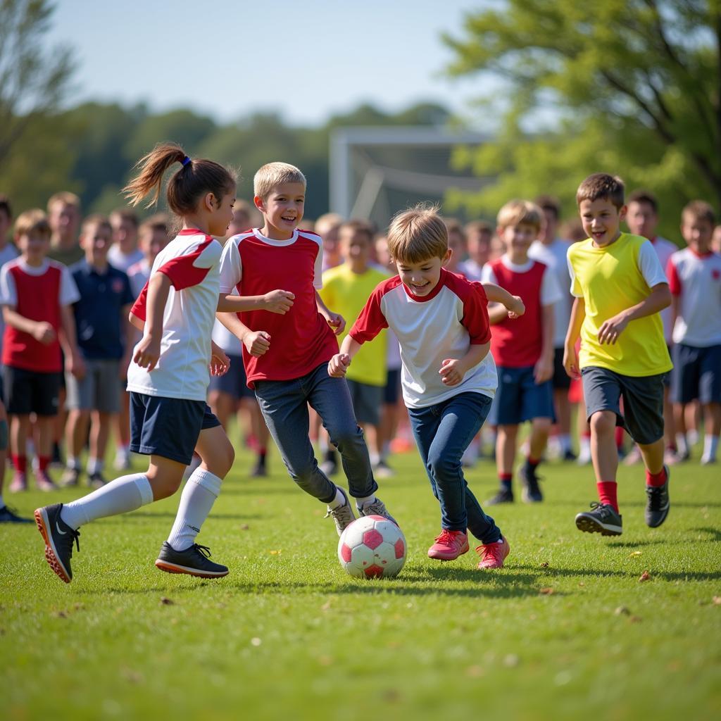 Youth League Page Football Action