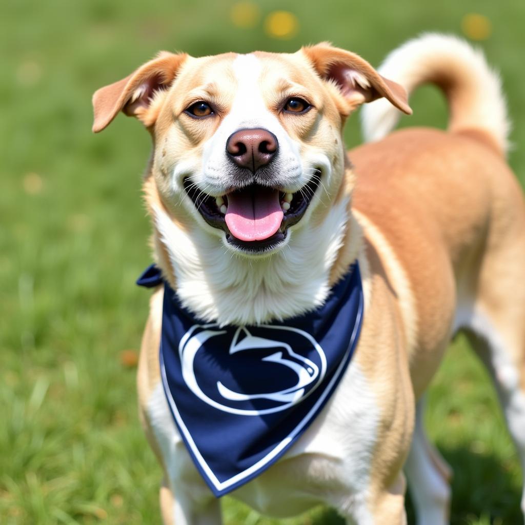 Stylish Penn State Dog Bandana