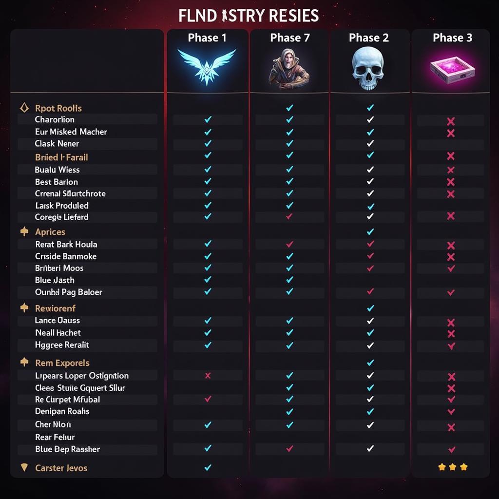 Phase 3 Blood Moon Rewards Comparison Table