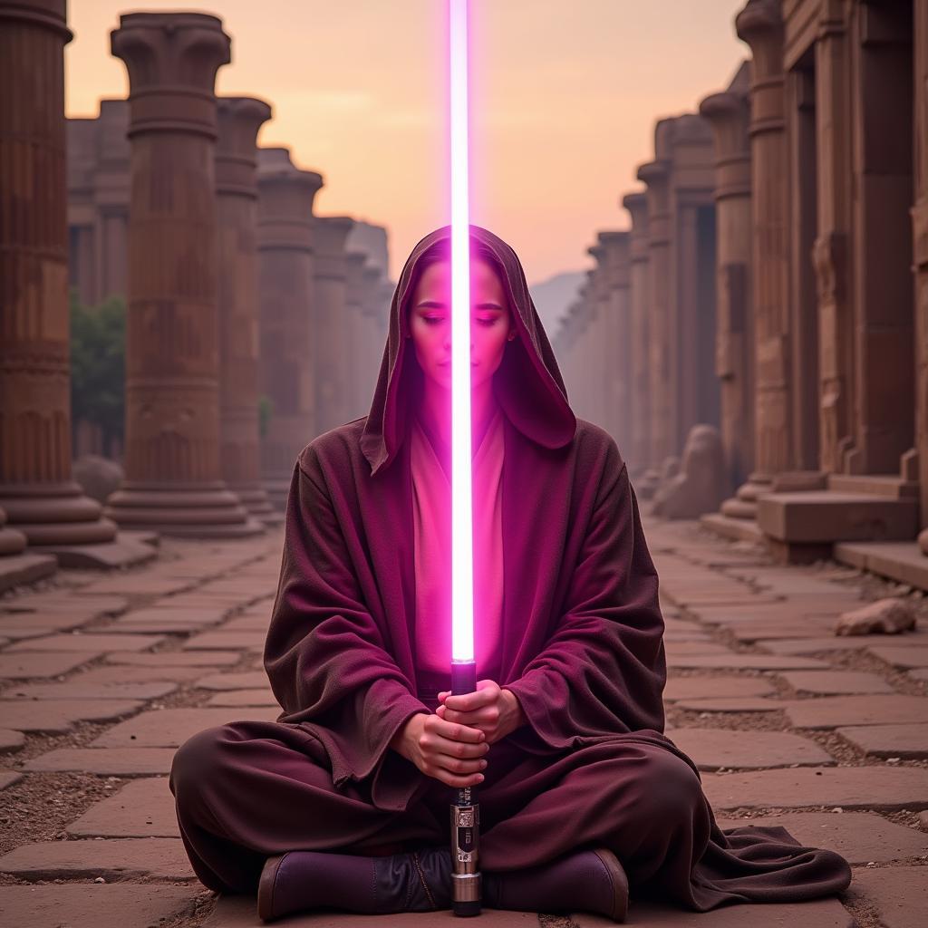 Pink Lightsaber and Jedi Symbolism