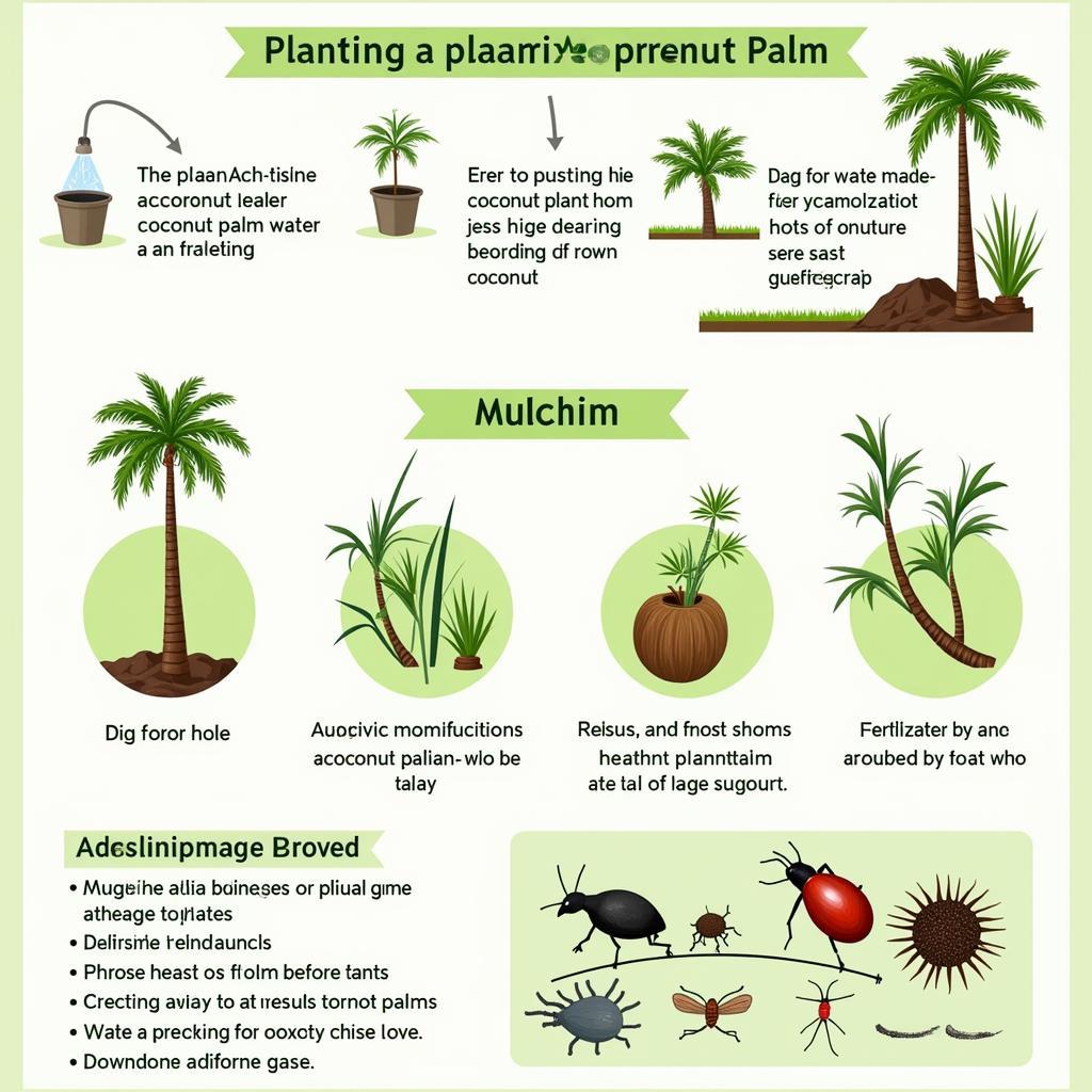 Planting and Maintaining a Mature Coconut Palm