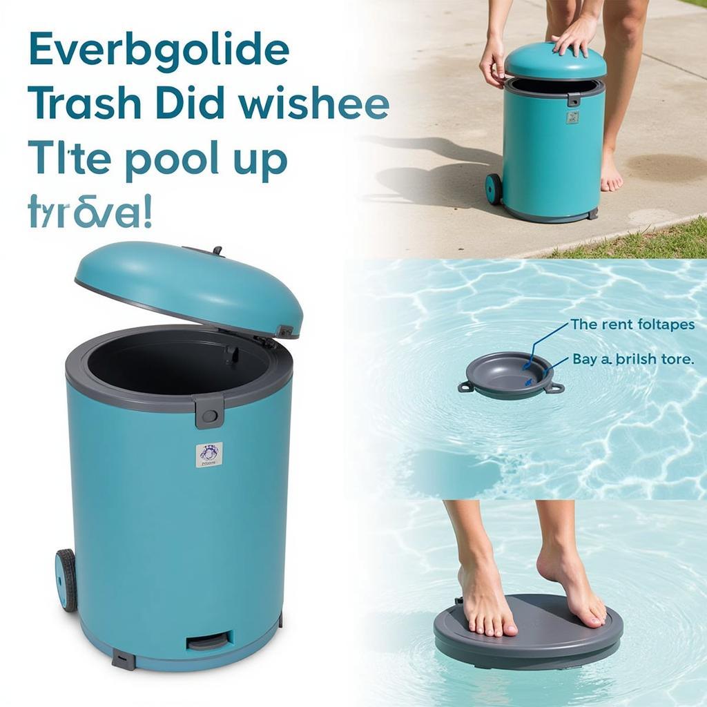 Poolside Trash Can Features: Lids, Ashtrays, and Wheels for Enhanced Functionality