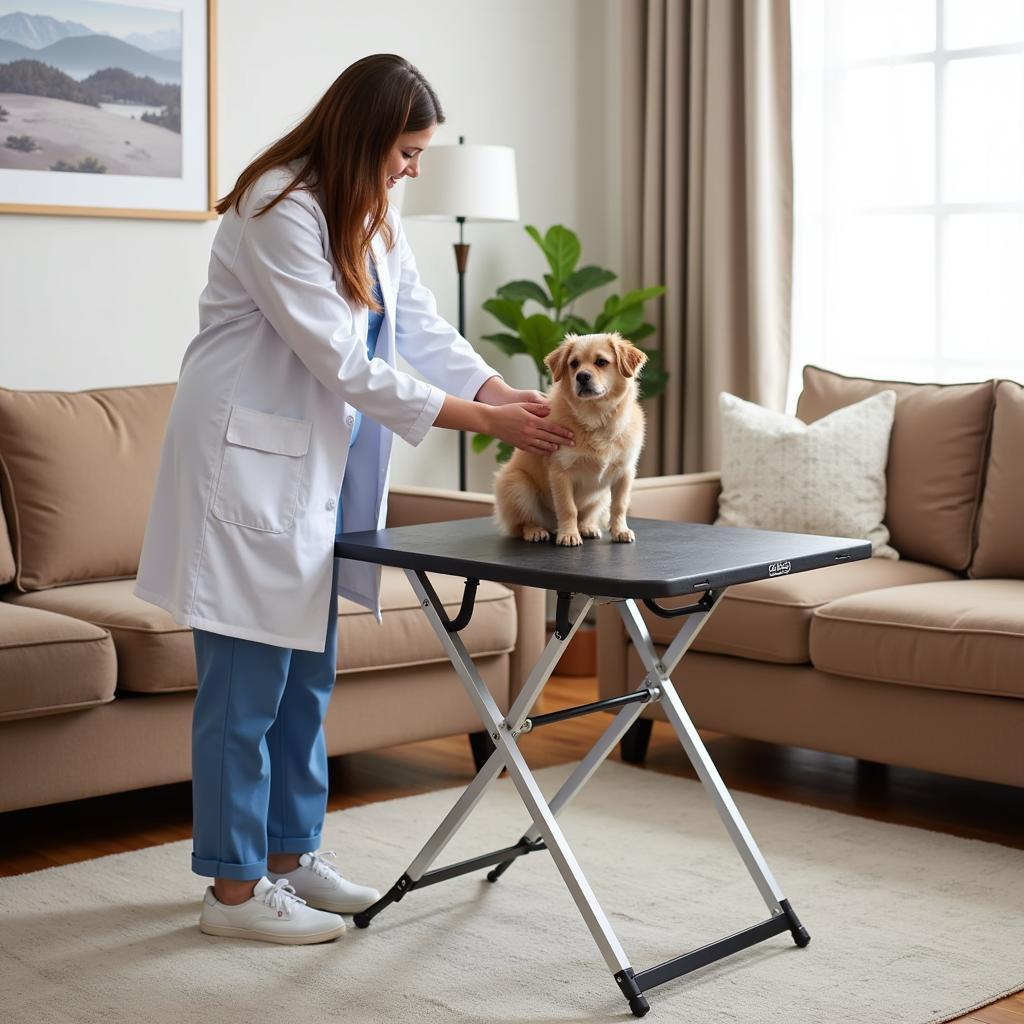 Lightweight Portable Vet Exam Table for House Calls