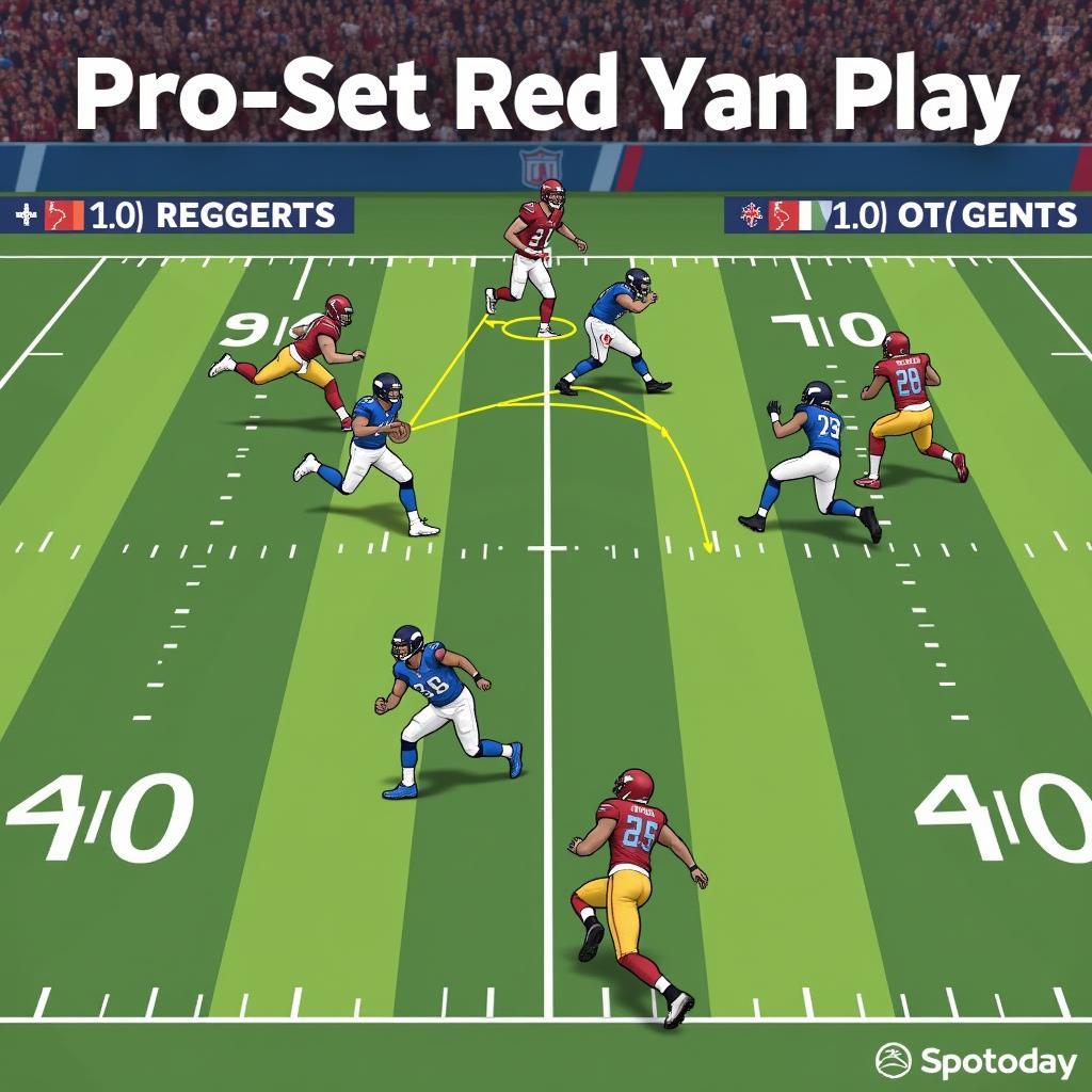 Example of a Pro Set Pass Play