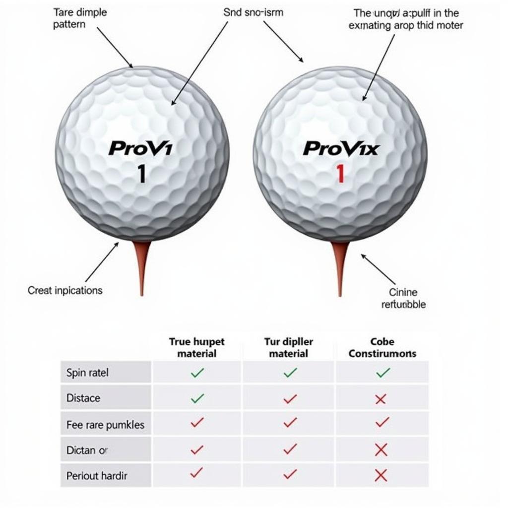 Pro V1 vs. Pro V1x Golf Balls Comparison