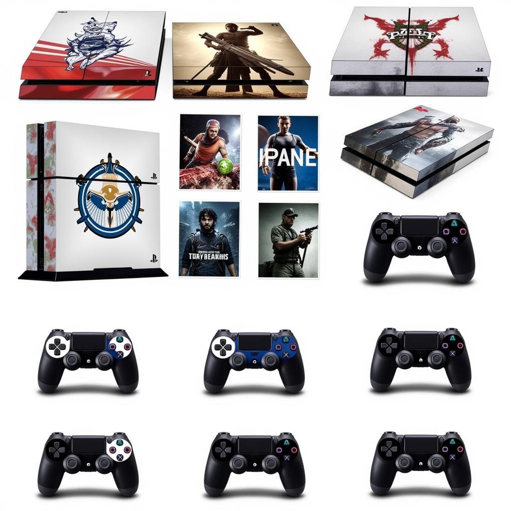 PS4 Console Sticker Variety