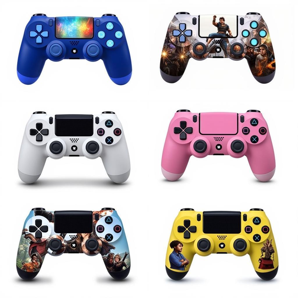 Various PS4 Controller Covers