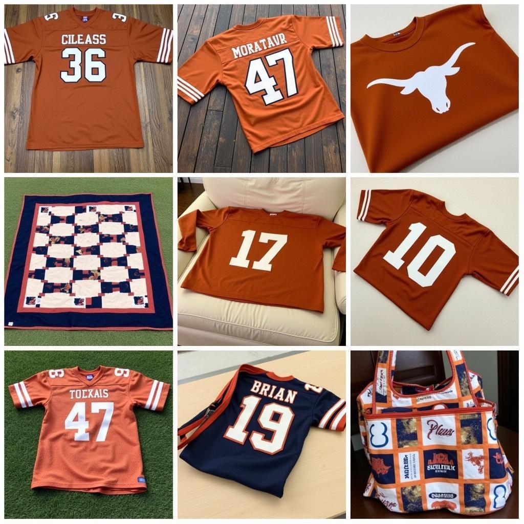 Repurposing Old Texas Football Uniforms