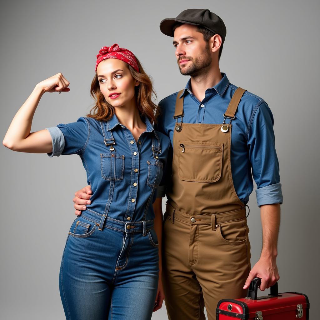 Rosie the Riveter Couple Costume