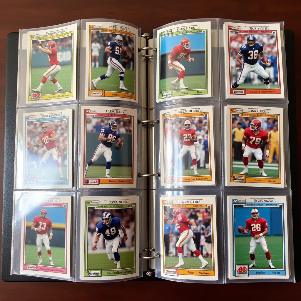 Complete Set of Score 91 Football Cards