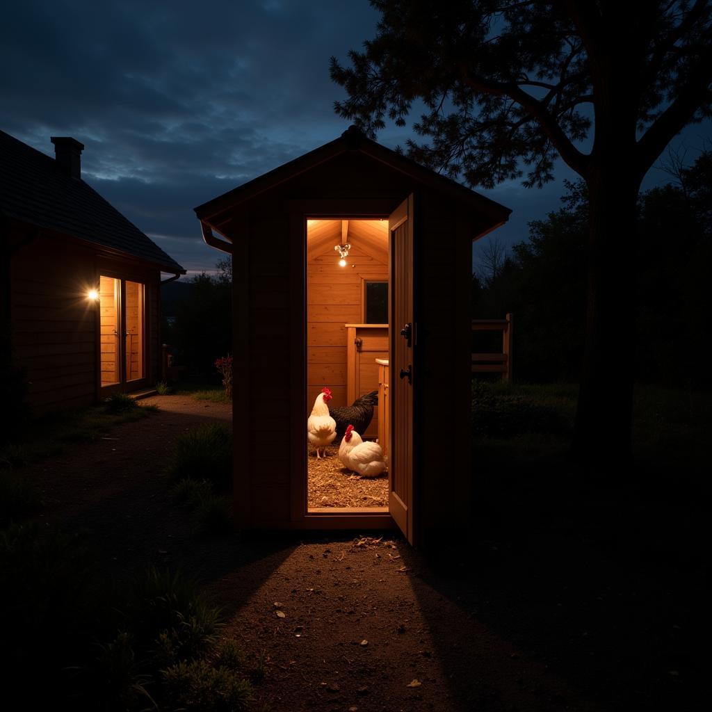 Securing a Chicken Coop at Night