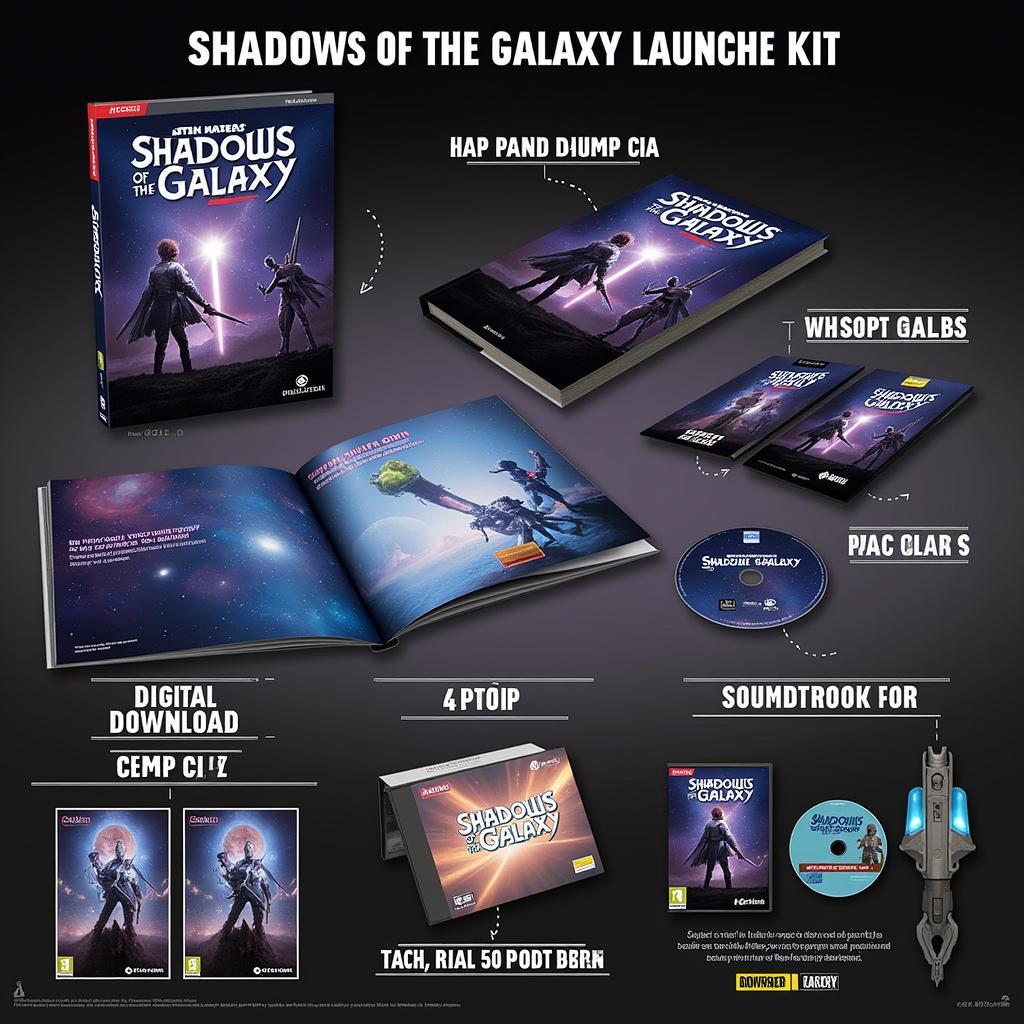 Shadows of the Galaxy Launch Kit Contents