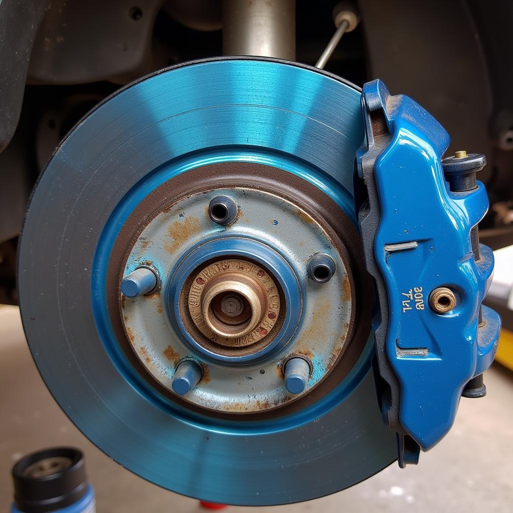 Clean and Shiny Brake Calipers after Cleaning