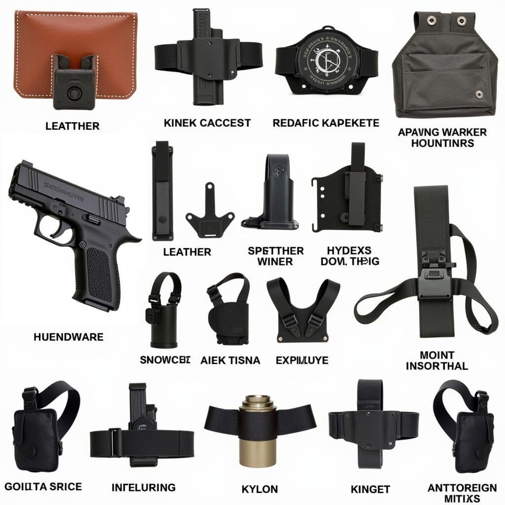 Various Shockwave Holster Options