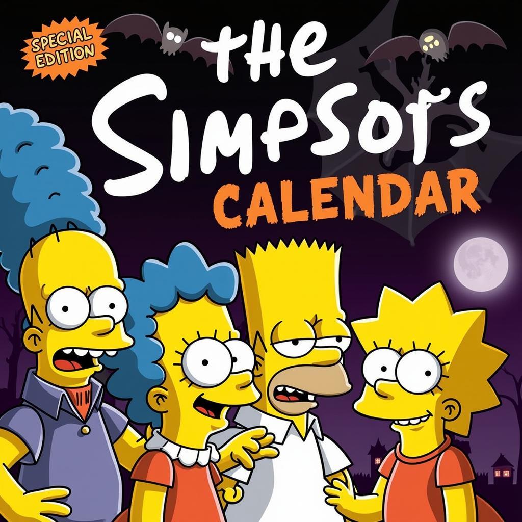 Simpsons 2024 Special Edition Calendar