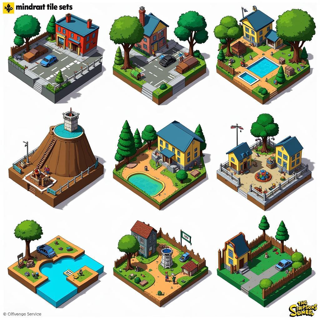 The Simpsons Game Tiles Overview