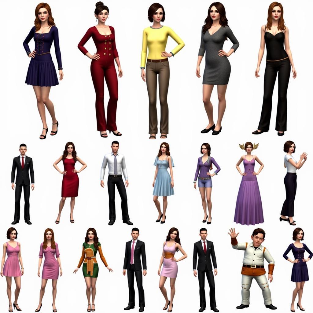 Sims 2 Tumblr CC Clothing Options