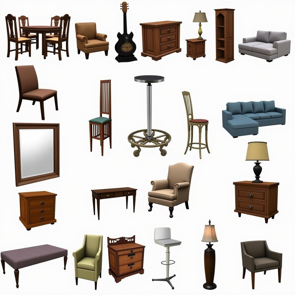 Sims 2 Custom Furniture from Tumblr