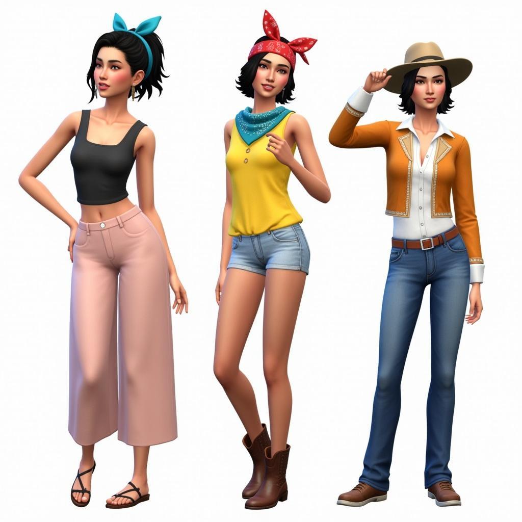 Sims 4 Bandana Styles