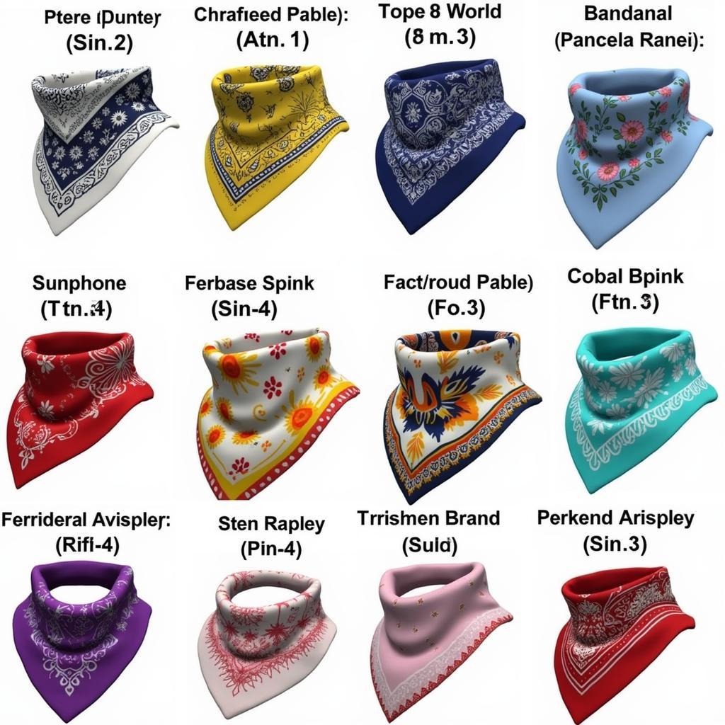 Custom Content Bandanas for Sims 4