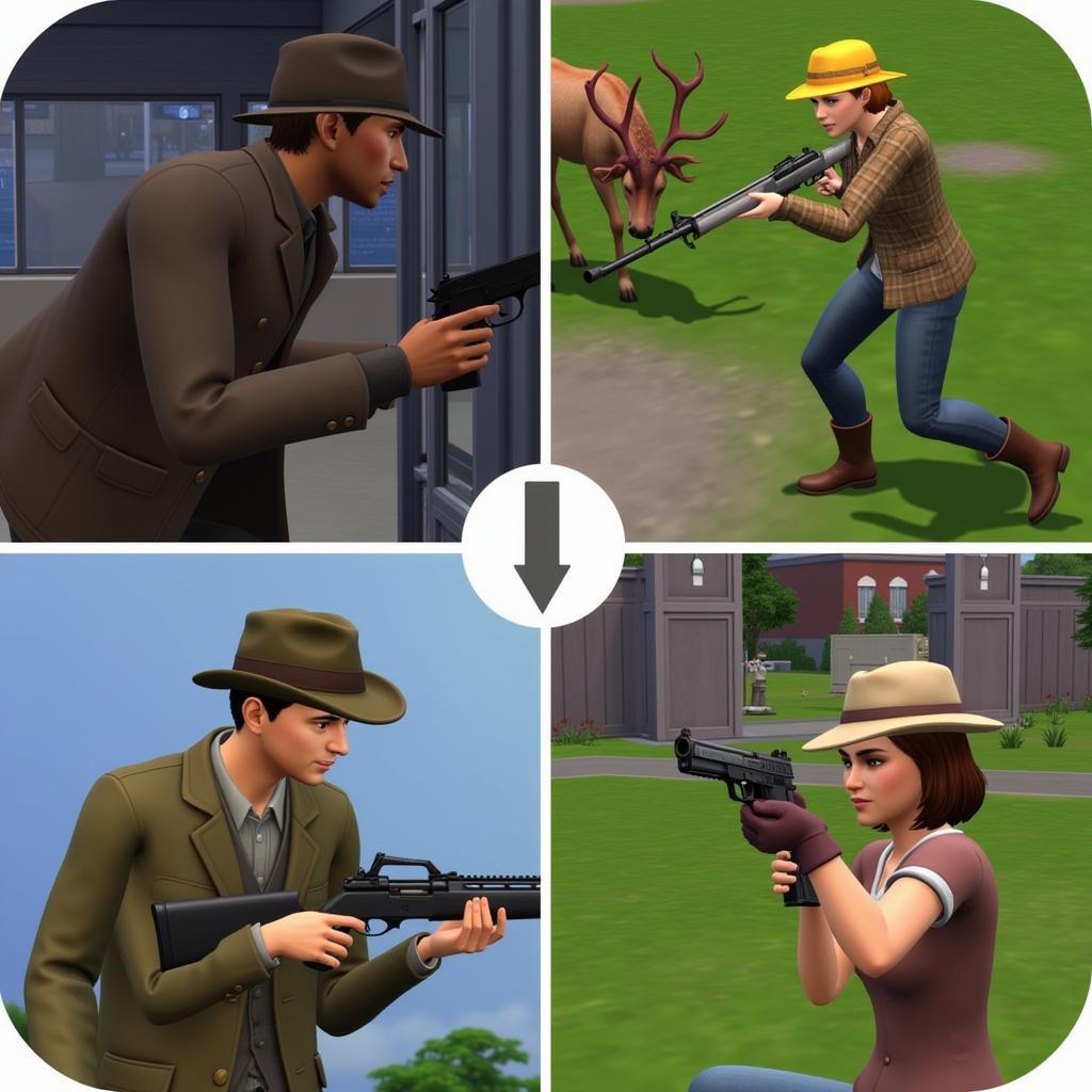 Sims 4 Gun Mod Gameplay Scenarios