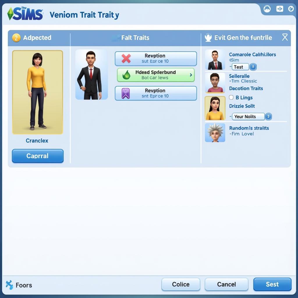 Sims 4 Random Traits in Create-A-Sim