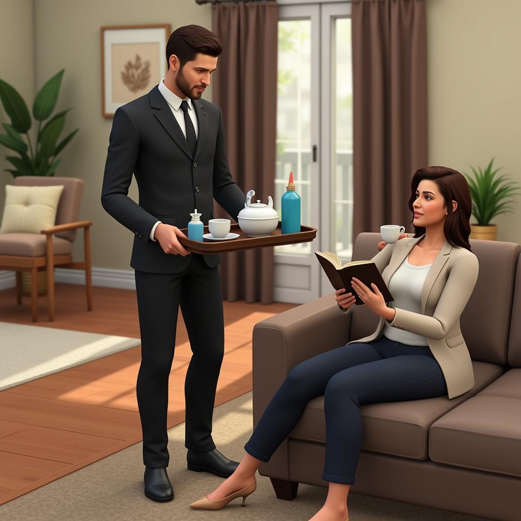 Sims 4 Butler Mod Automating Chores