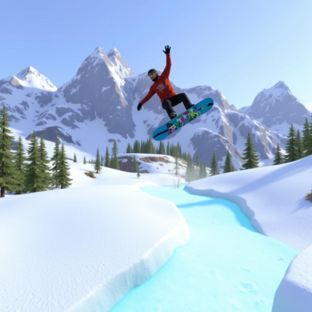 Sims Wrath Snowboard Gameplay Screenshot