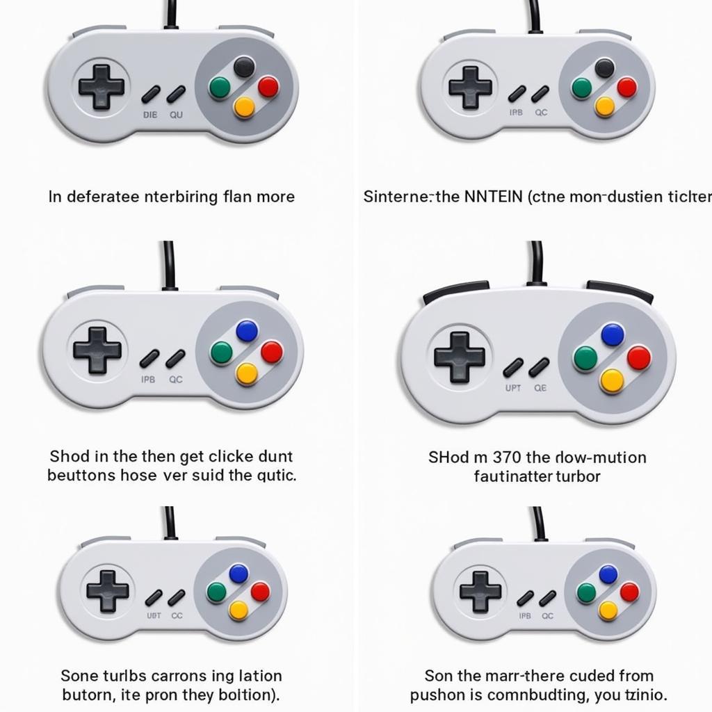 Different Models of SNES Turbo Controllers