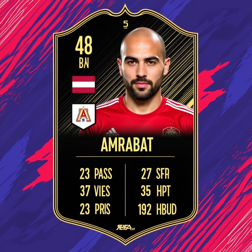 Sofyan Amrabat FIFA 23 Card and Stats