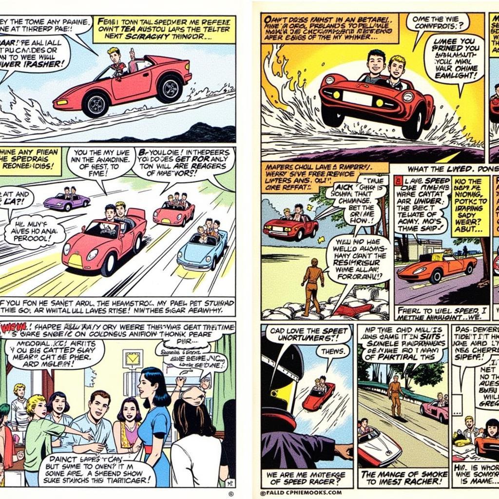 Speed Racer Manga vs. American Comics