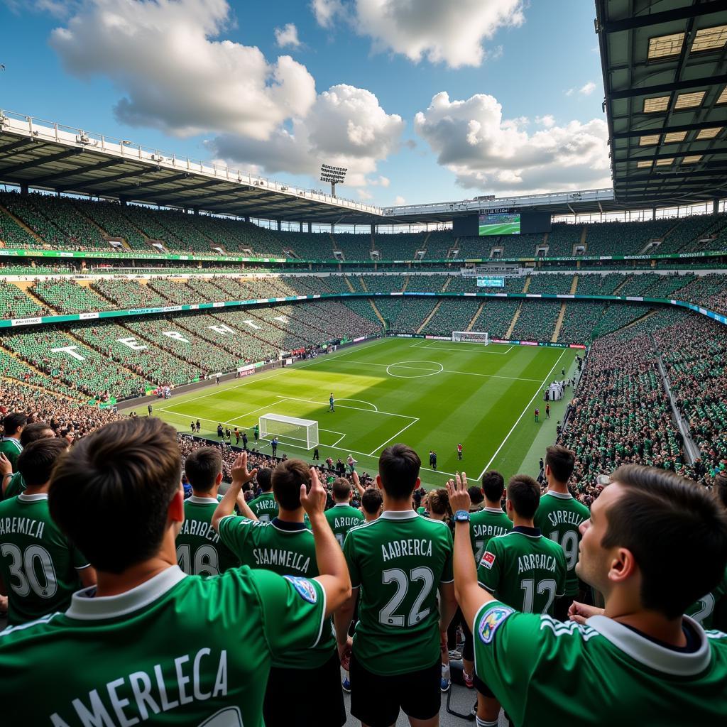 Sporting FC Third Kit Worn by Fans