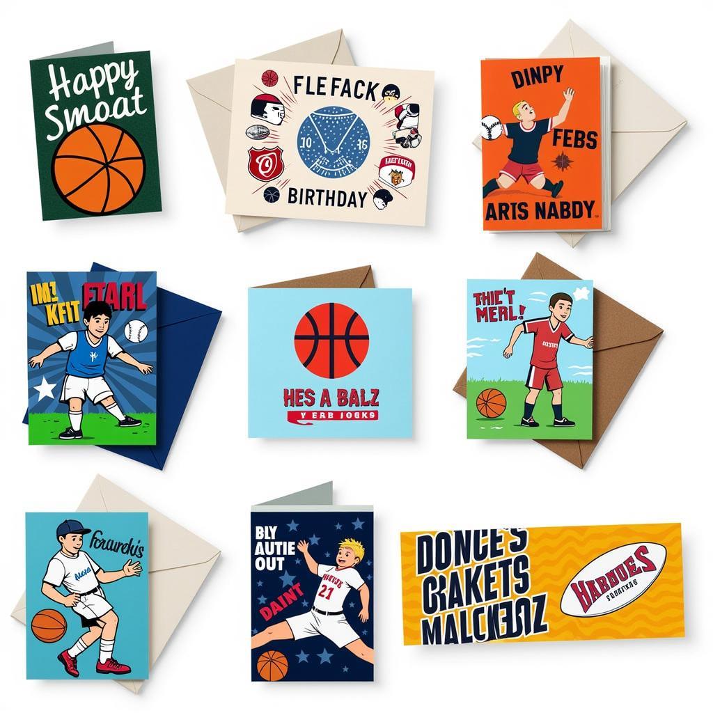 Various Sports Birthday Cards