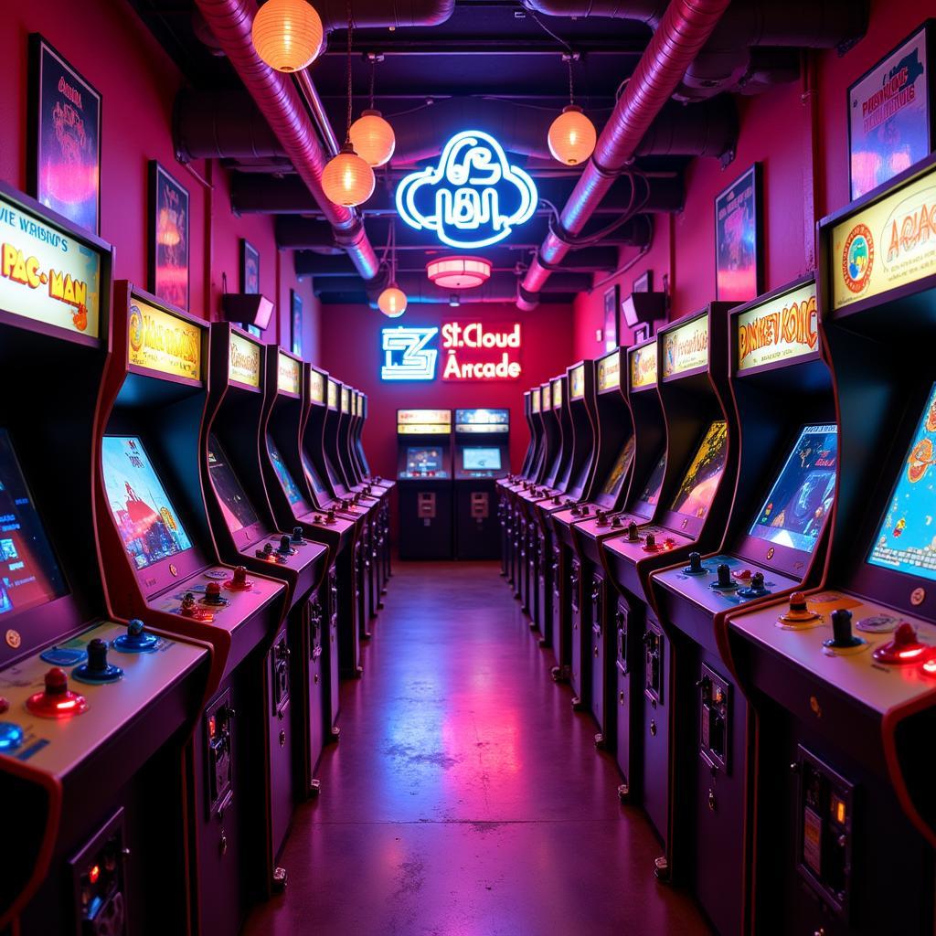 Classic Arcade Games at St. Cloud Arcade