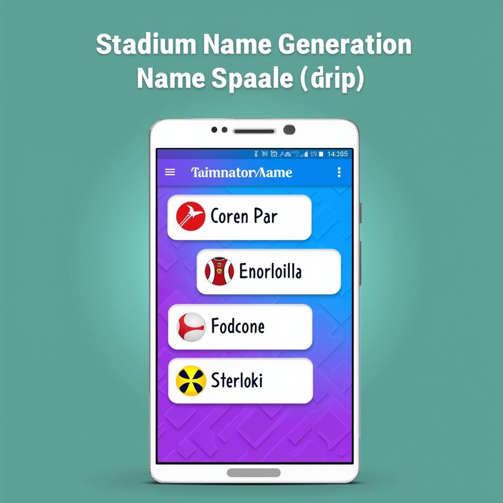 Mobile App for Stadium Name Generation