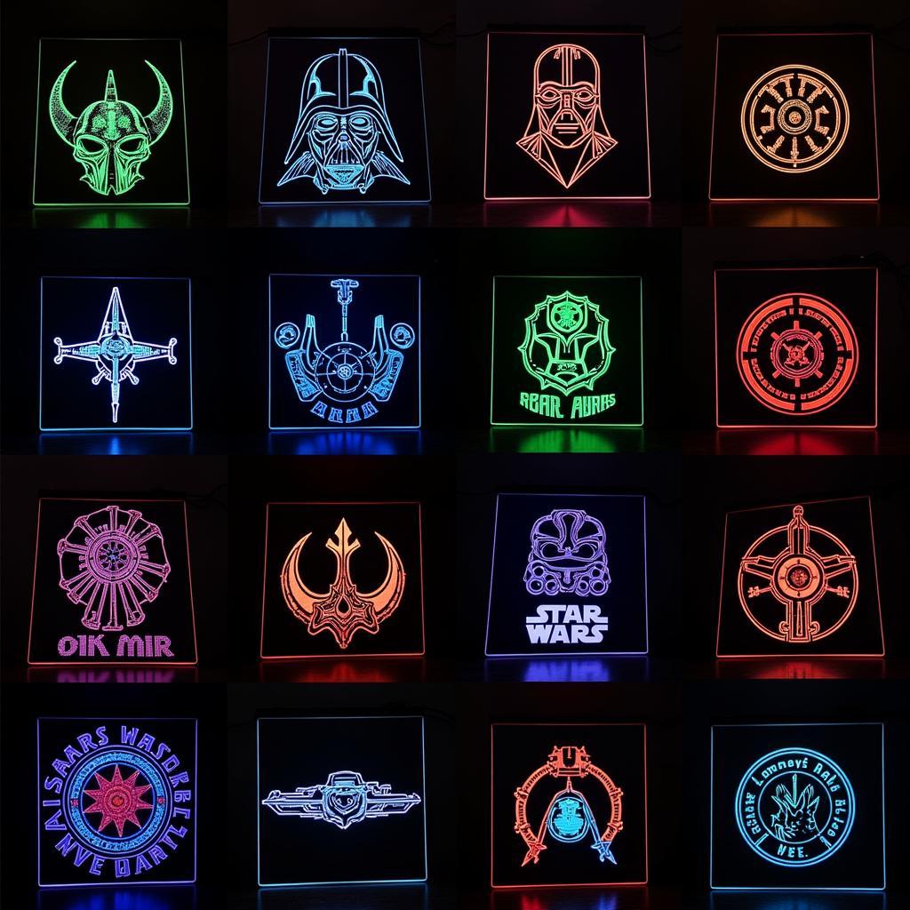 Star Wars LED Sign Variety