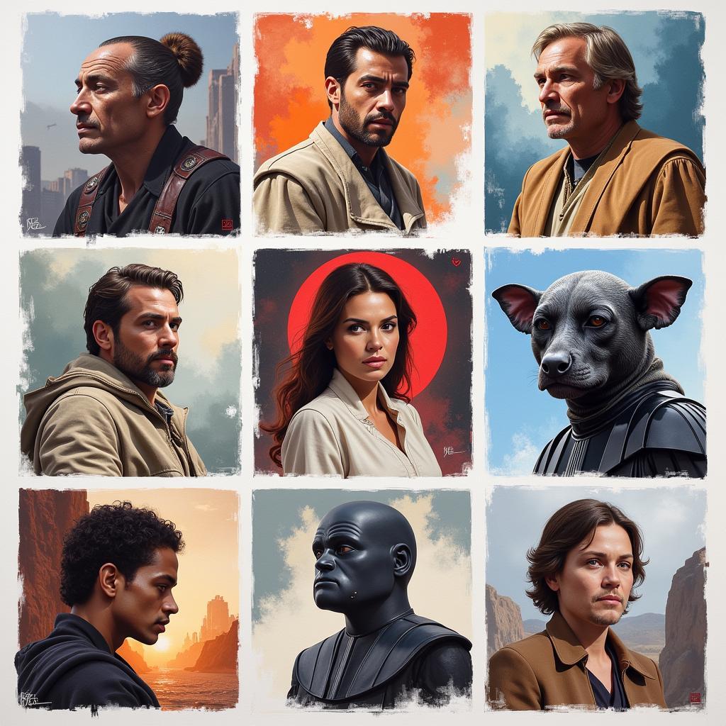 Star Wars Painting Styles