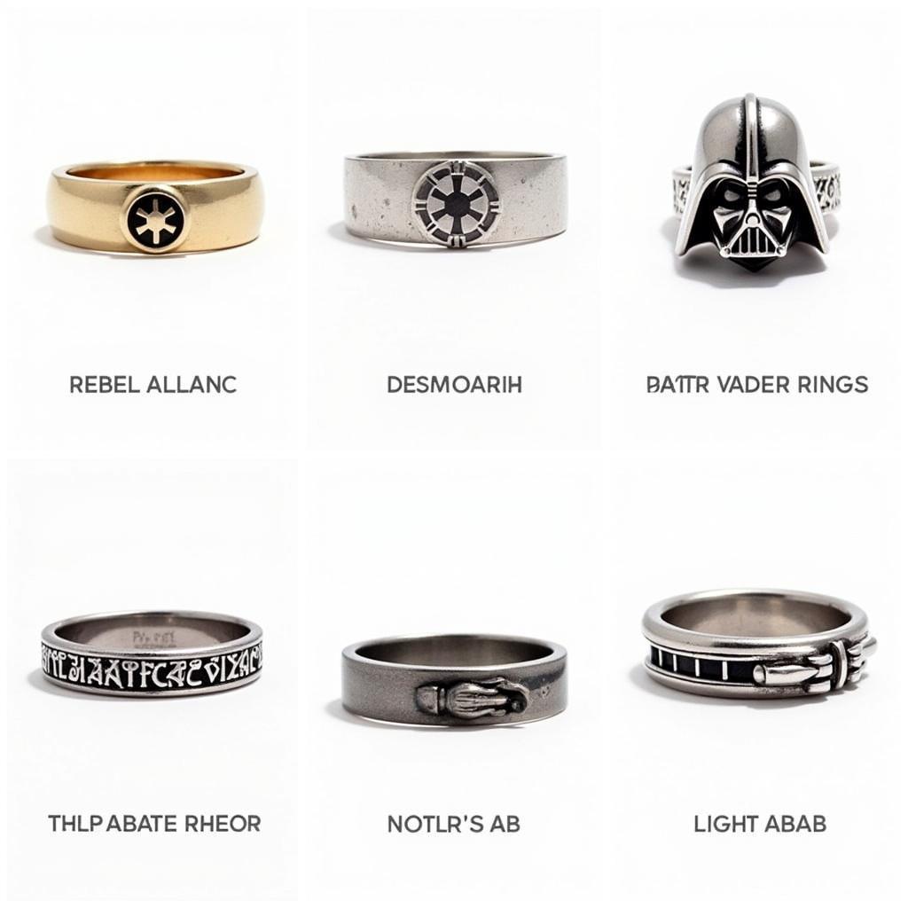 Different Styles of Star Wars Rings for Men