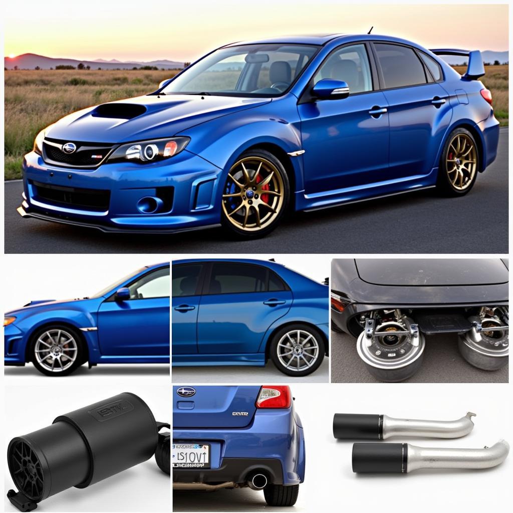 Subaru STI Complete Look with Body Kit and Upgrades