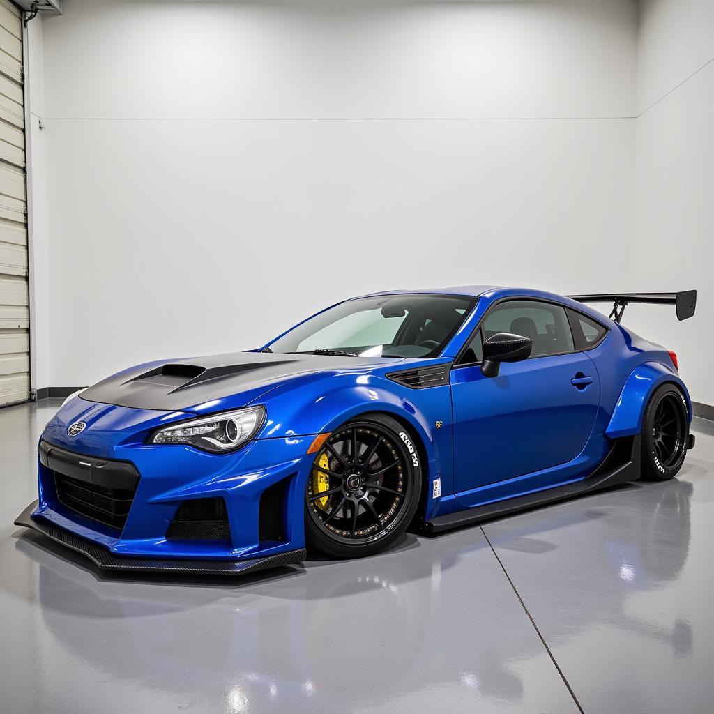 Subaru BRZ with Rocket Bunny Kit - Side Profile