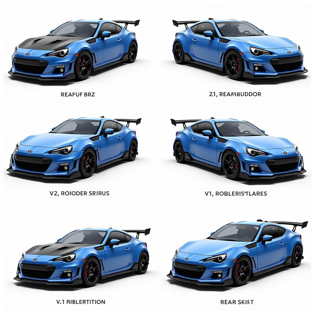 Subaru BRZ Rocket Bunny Kit Versions