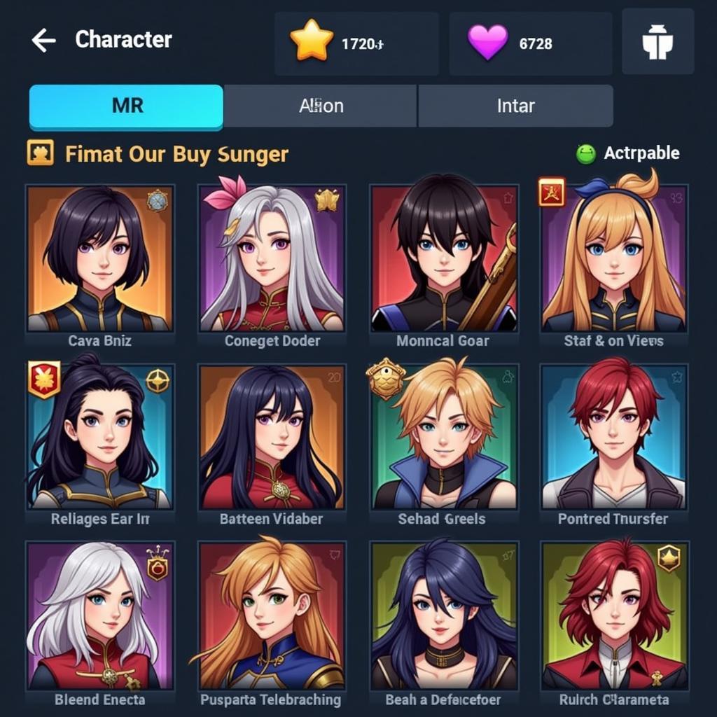 Modified Character Roster in Star Wars Galaxy of Heroes Mod APK