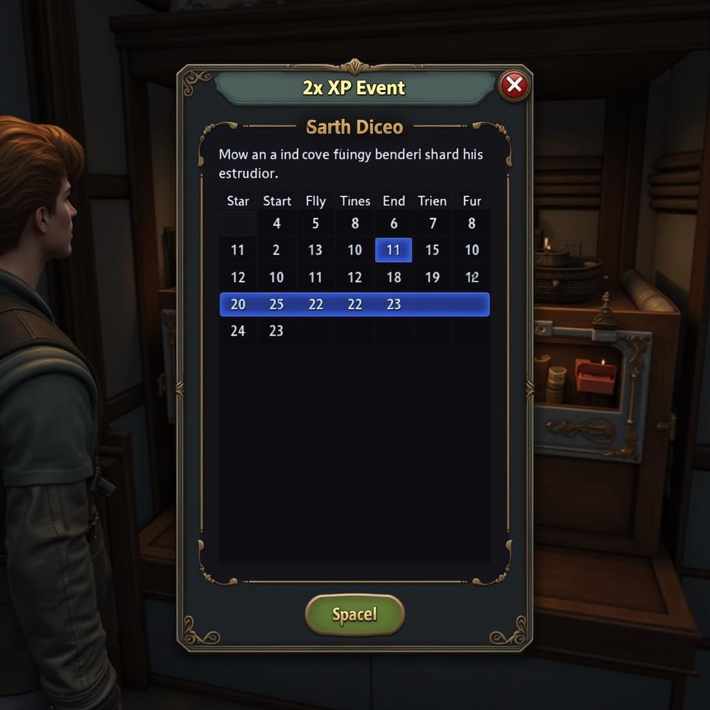 SWTOR 2x XP Event Calendar Reminder