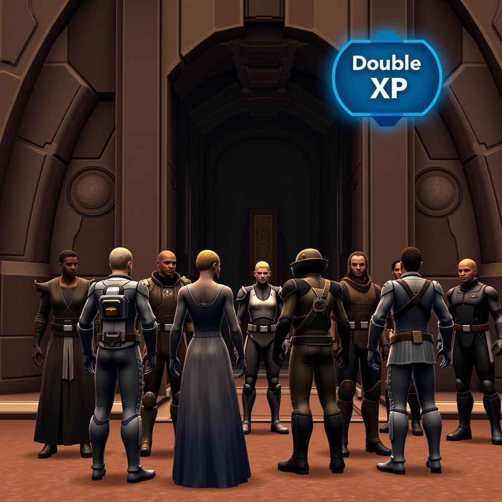 SWTOR Players Grouping for a Flashpoint during 2x XP