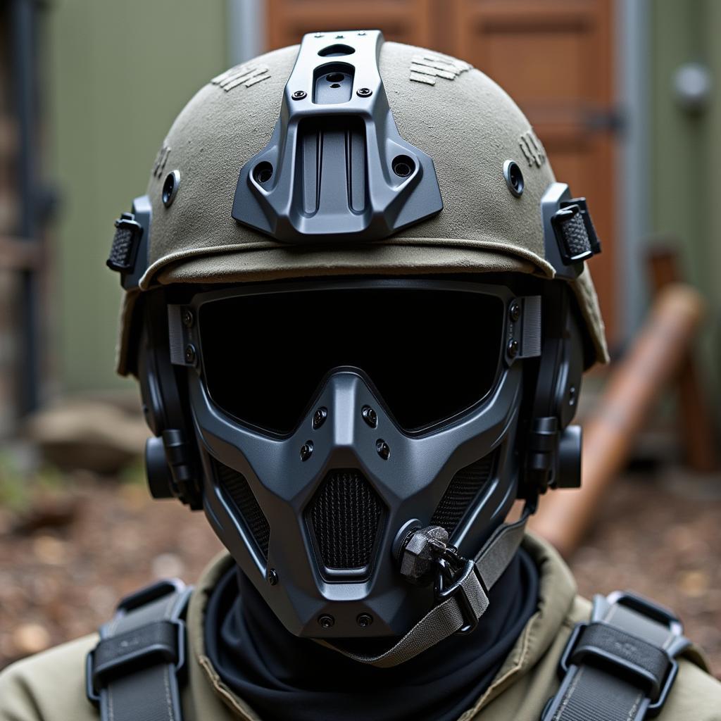 Tactical Full Face Helmet Offering Maximum Protection